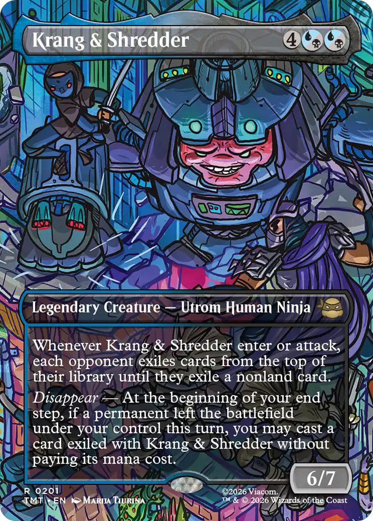 Krang & Shredder (Borderless) [Teenage Mutant Ninja Turtles] | Gear Gaming Fayetteville