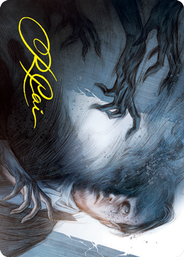 Dread Fugue Art Card (Gold-Stamped Signature) [Innistrad: Crimson Vow Art Series] | Gear Gaming Fayetteville