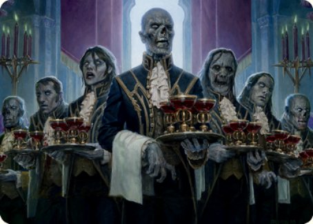 Dying to Serve Art Card [Innistrad: Crimson Vow Art Series] | Gear Gaming Fayetteville