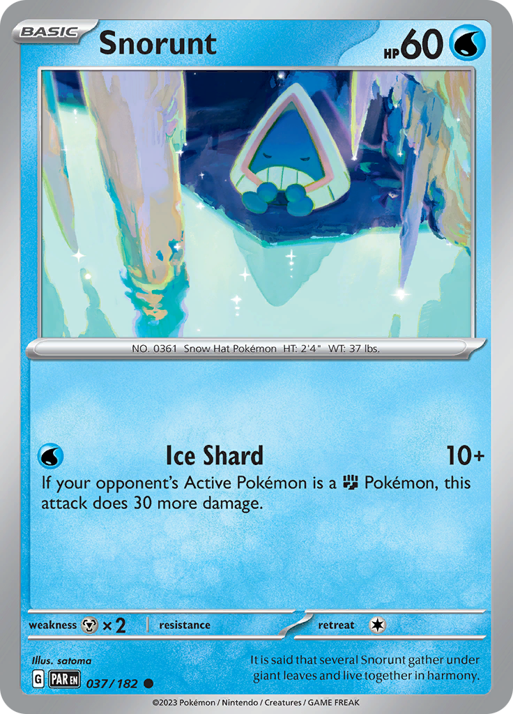 Snorunt (037/182) [Scarlet & Violet: Paradox Rift] | Gear Gaming Fayetteville