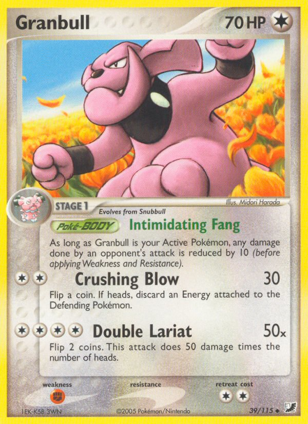 Granbull (39/115) [EX: Unseen Forces] | Gear Gaming Fayetteville