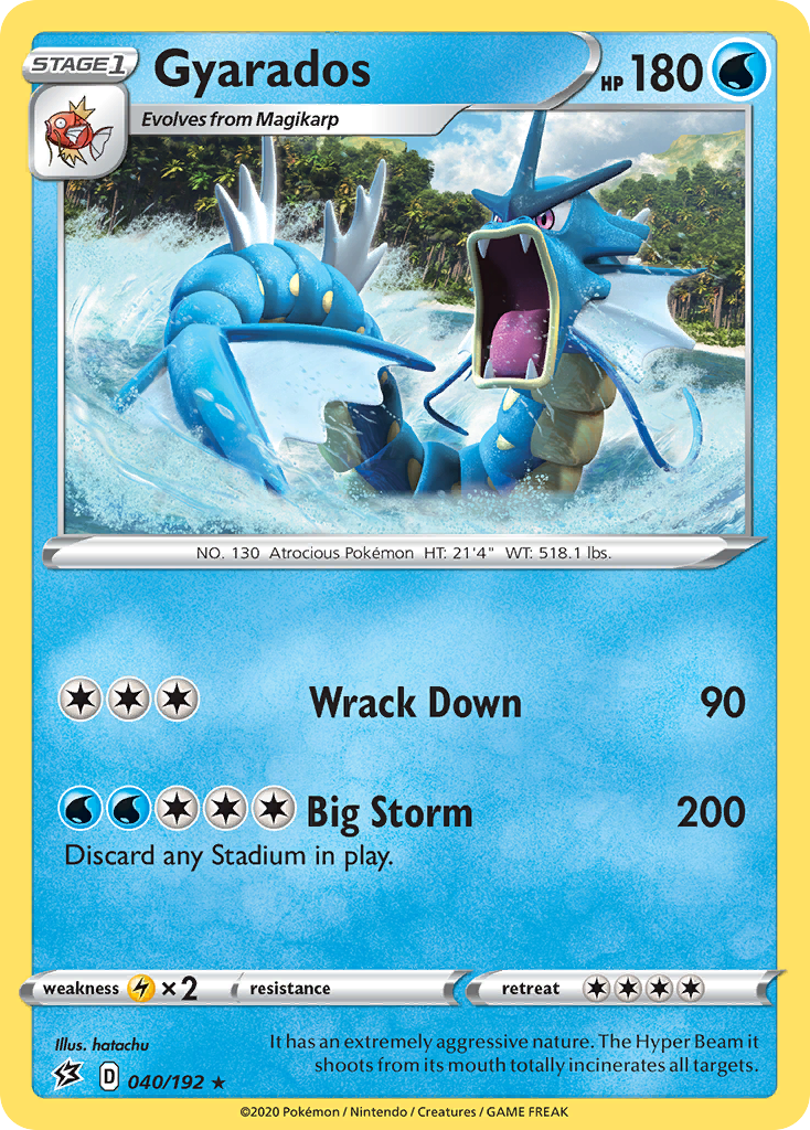 Gyarados (040/192) [Sword & Shield: Rebel Clash] | Gear Gaming Fayetteville