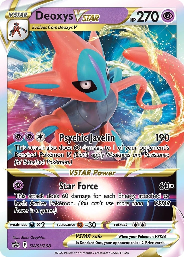 Deoxys VSTAR (SWSH268) [Sword & Shield: Black Star Promos] | Gear Gaming Fayetteville