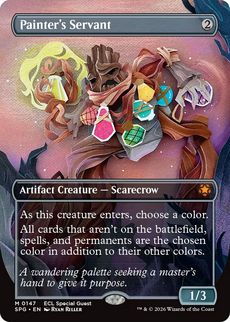 Painter's Servant (Borderless) [Lorwyn Eclipsed Special Guests] | Gear Gaming Fayetteville