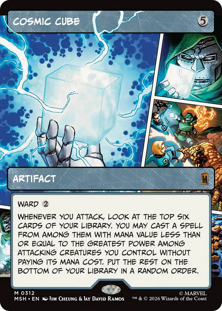 Cosmic Cube (Borderless) (0312) [Marvel Super Heroes] | Gear Gaming Fayetteville