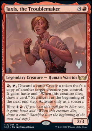 Jaxis, the Troublemaker (Promo Pack) [Streets of New Capenna Promos] | Gear Gaming Fayetteville