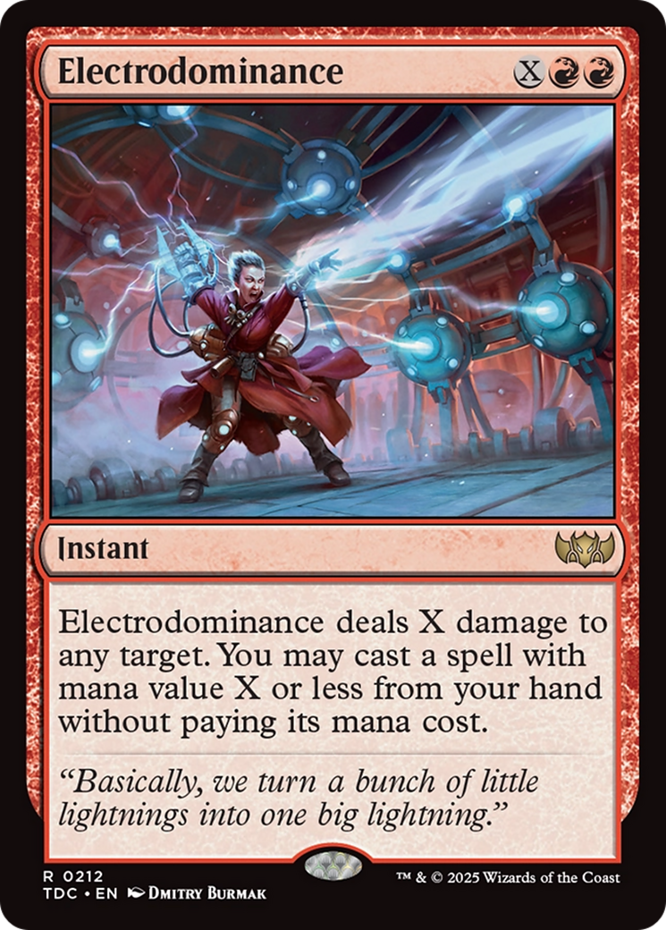 Electrodominance [Tarkir: Dragonstorm Commander] | Gear Gaming Fayetteville