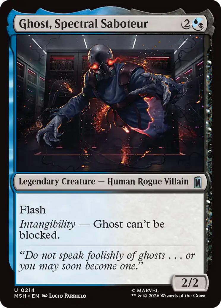 Ghost, Spectral Saboteur [Marvel Super Heroes] | Gear Gaming Fayetteville