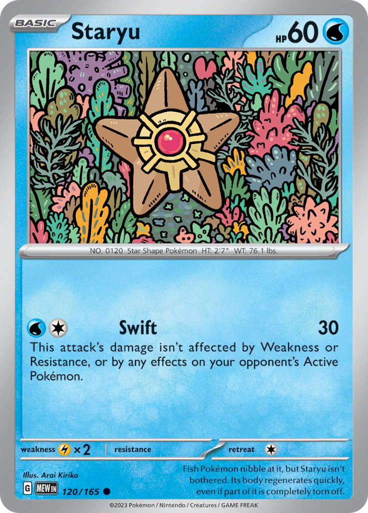 Staryu (120/165) [Scarlet & Violet: 151] | Gear Gaming Fayetteville