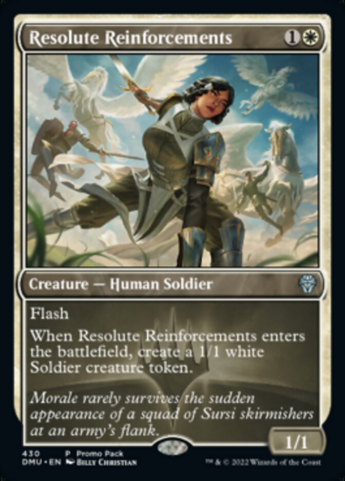 Resolute Reinforcements (Promo Pack) [Dominaria United Promos] | Gear Gaming Fayetteville