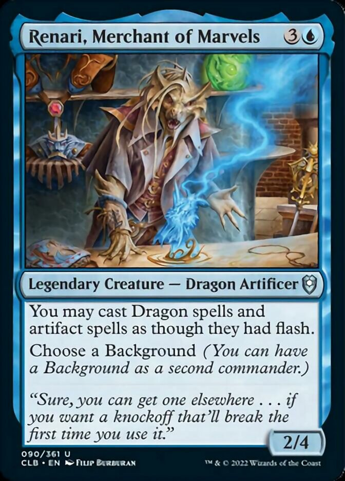 Renari, Merchant of Marvels [Commander Legends: Battle for Baldur's Gate] | Gear Gaming Fayetteville