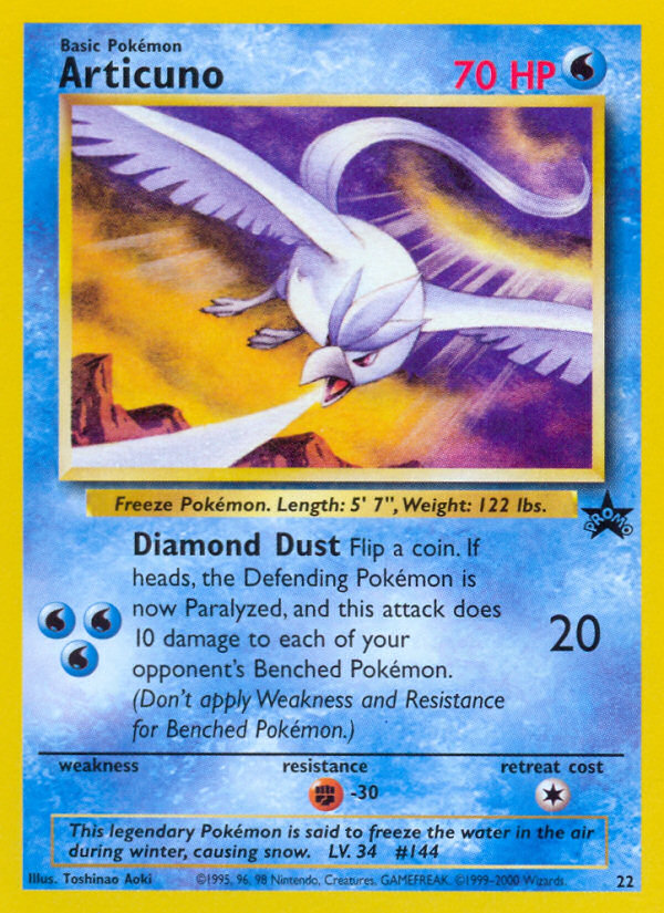 Articuno (22) [Wizards of the Coast: Black Star Promos] | Gear Gaming Fayetteville