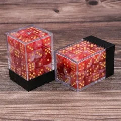 (Red+White) 12mm D6 block of 36 dice | Gear Gaming Fayetteville