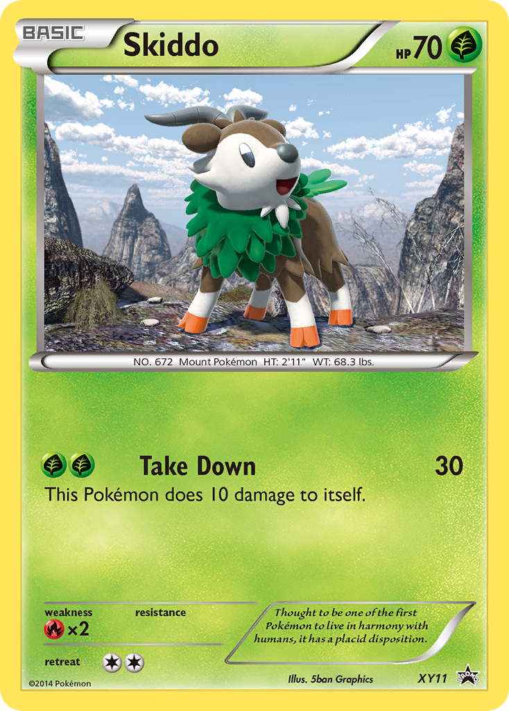 Skiddo (XY11) [XY: Black Star Promos] | Gear Gaming Fayetteville