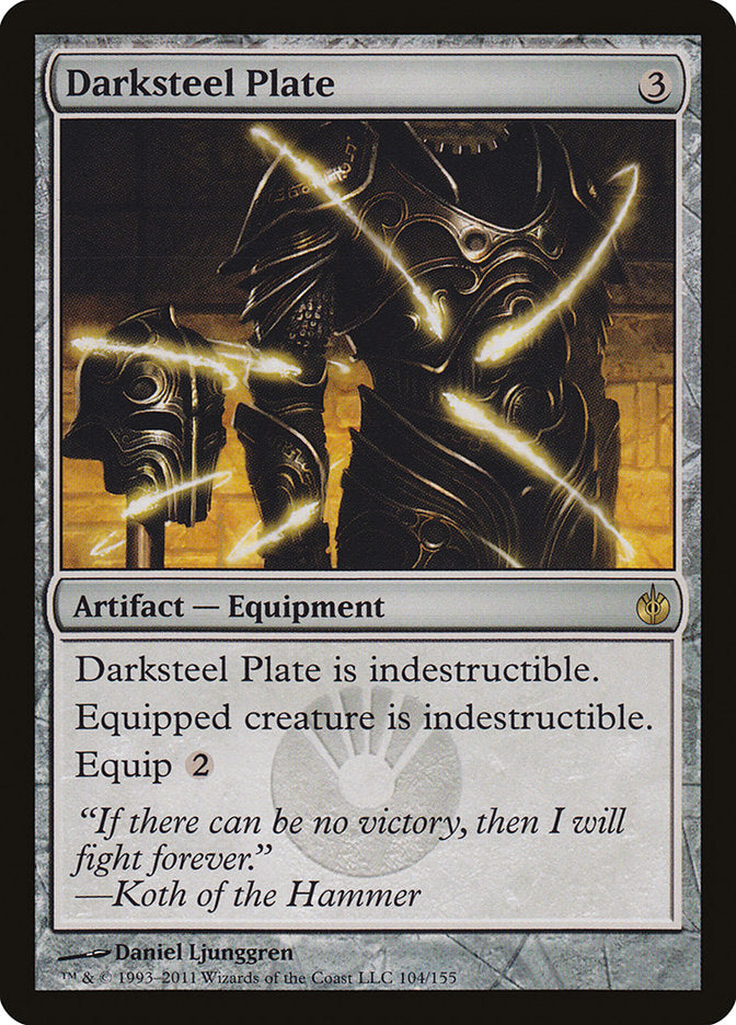 Darksteel Plate [Mirrodin Besieged] | Gear Gaming Fayetteville