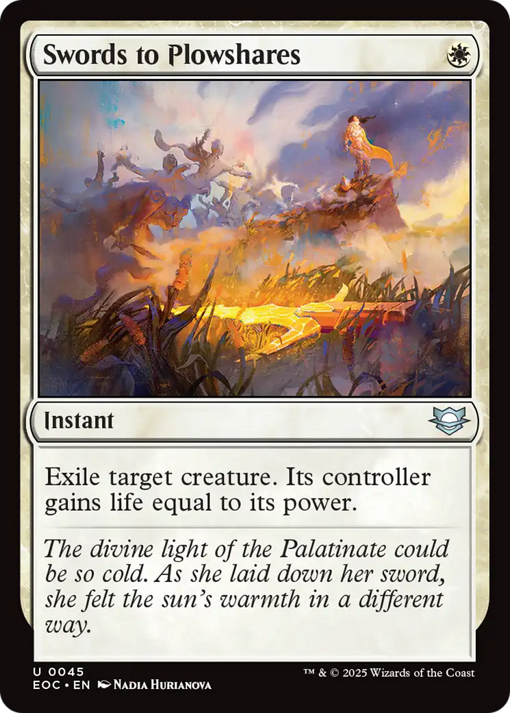 Swords to Plowshares [Edge of Eternities Commander] | Gear Gaming Fayetteville
