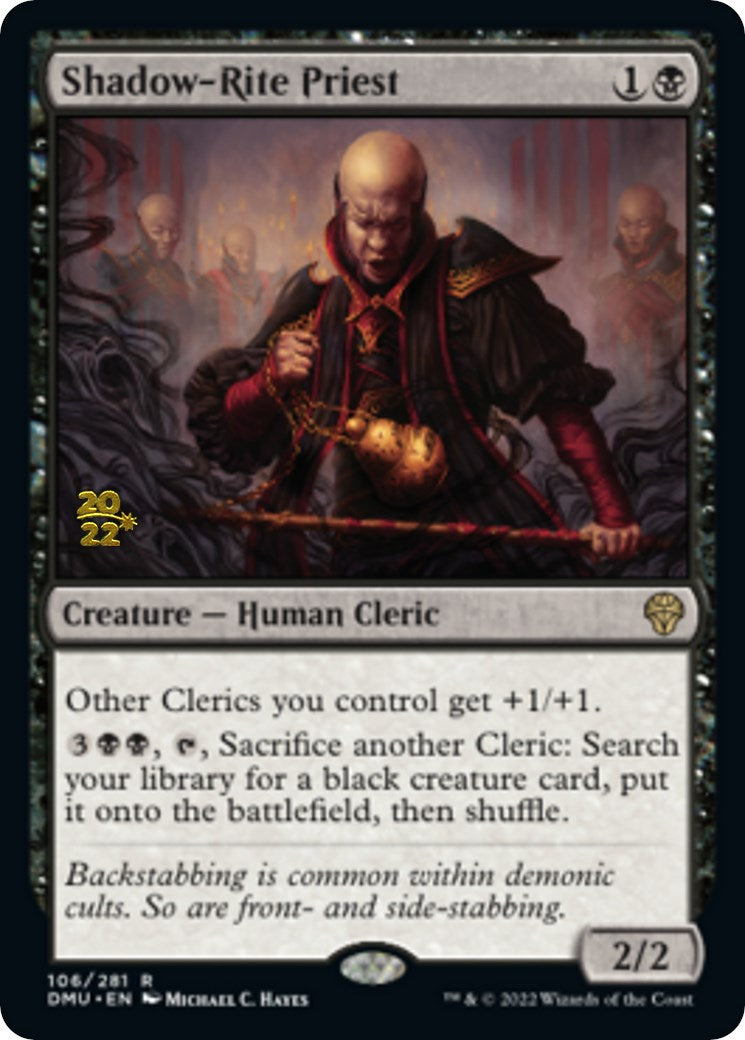 Shadow-Rite Priest [Dominaria United Prerelease Promos] | Gear Gaming Fayetteville