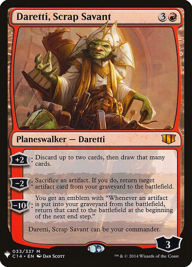 Daretti, Scrap Savant (C14) [The List] | Gear Gaming Fayetteville