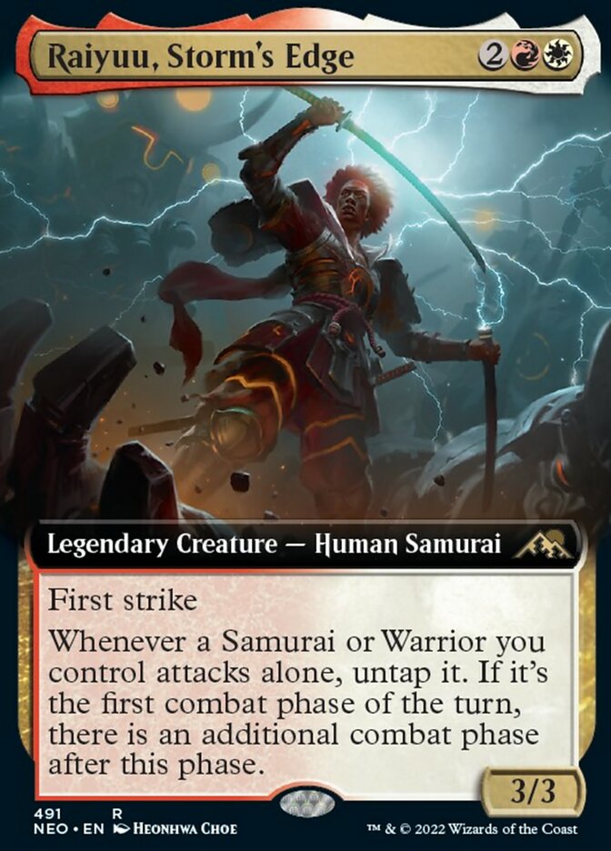 Raiyuu, Storm's Edge (Extended Art) [Kamigawa: Neon Dynasty] | Gear Gaming Fayetteville