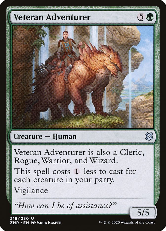 Veteran Adventurer [Zendikar Rising] | Gear Gaming Fayetteville