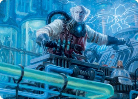 Ludevic, Necrogenius Art Card [Innistrad: Midnight Hunt Art Series] | Gear Gaming Fayetteville