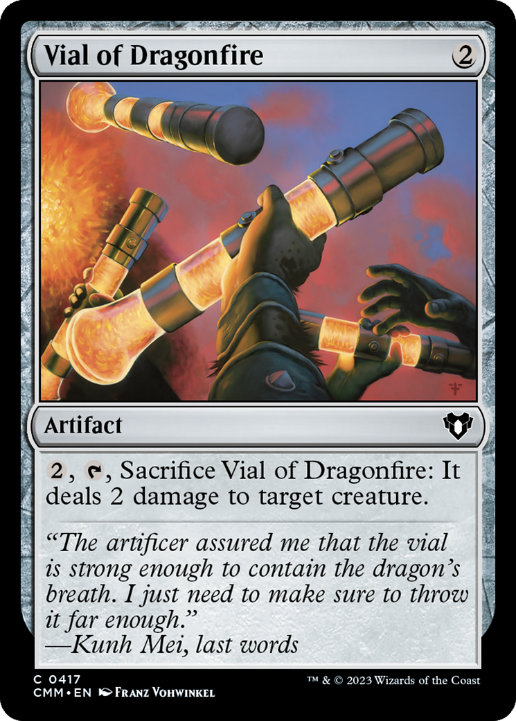 Vial of Dragonfire [Commander Masters] | Gear Gaming Fayetteville