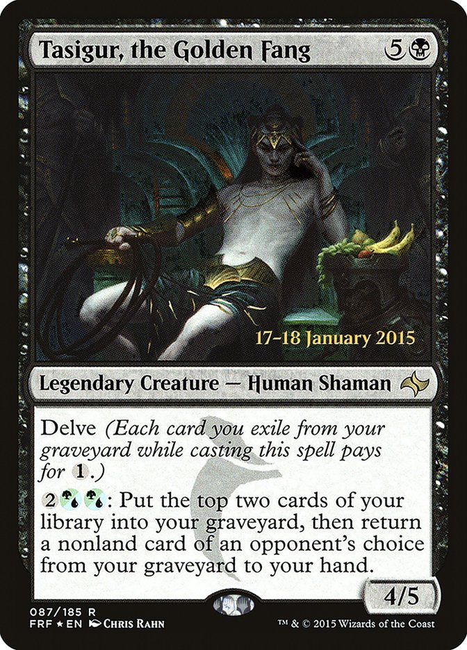 Tasigur, the Golden Fang [Fate Reforged Prerelease Promos] | Gear Gaming Fayetteville