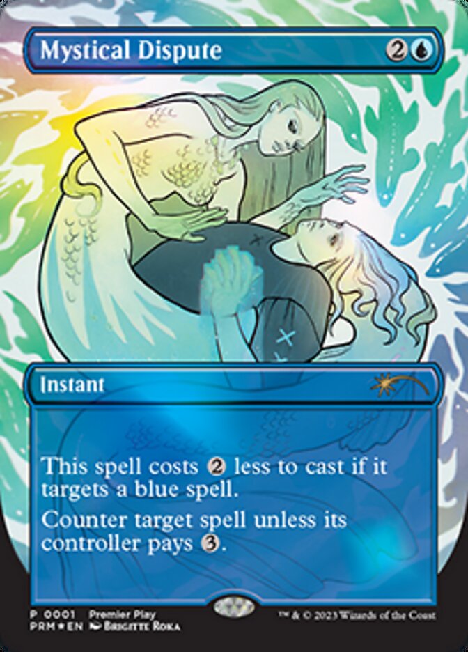Mystical Dispute (Borderless Alternate Art) [Regional Championship Qualifiers 2023] | Gear Gaming Fayetteville