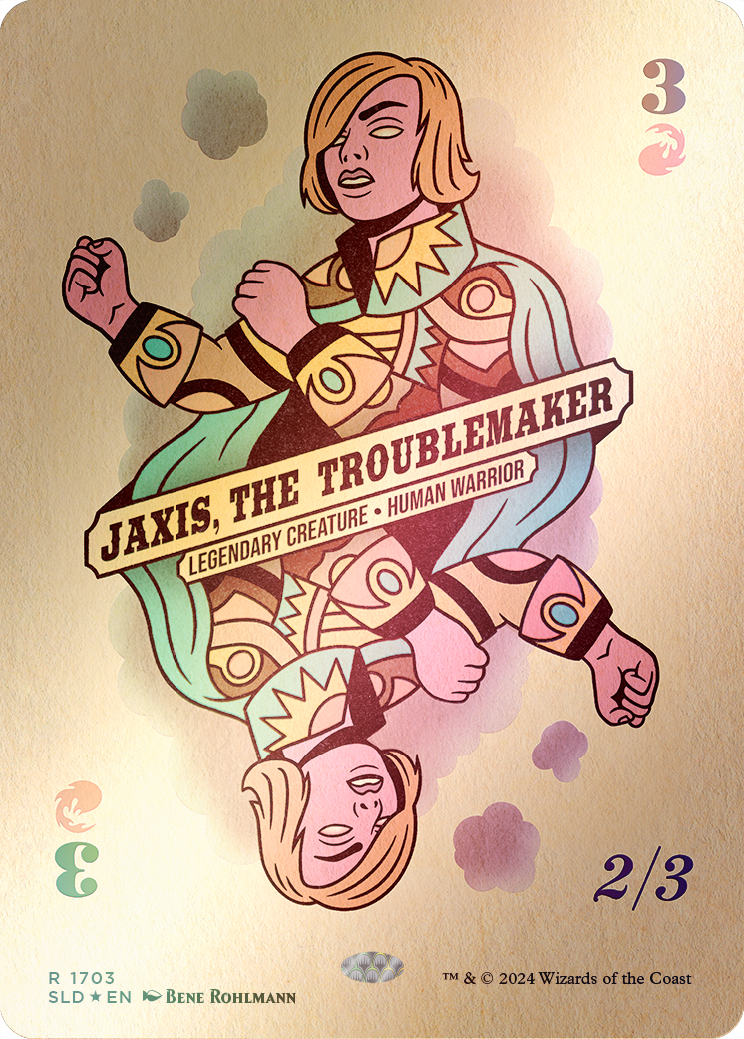 Jaxis, the Troublemaker (Rainbow Foil) [Secret Lair Drop Series] | Gear Gaming Fayetteville