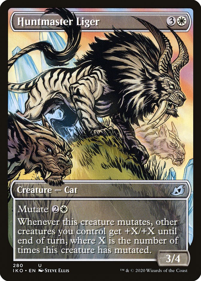 Huntmaster Liger (Showcase) [Ikoria: Lair of Behemoths] | Gear Gaming Fayetteville