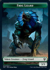 Frog Lizard // Elephant Double-Sided Token [Commander 2021 Tokens] | Gear Gaming Fayetteville