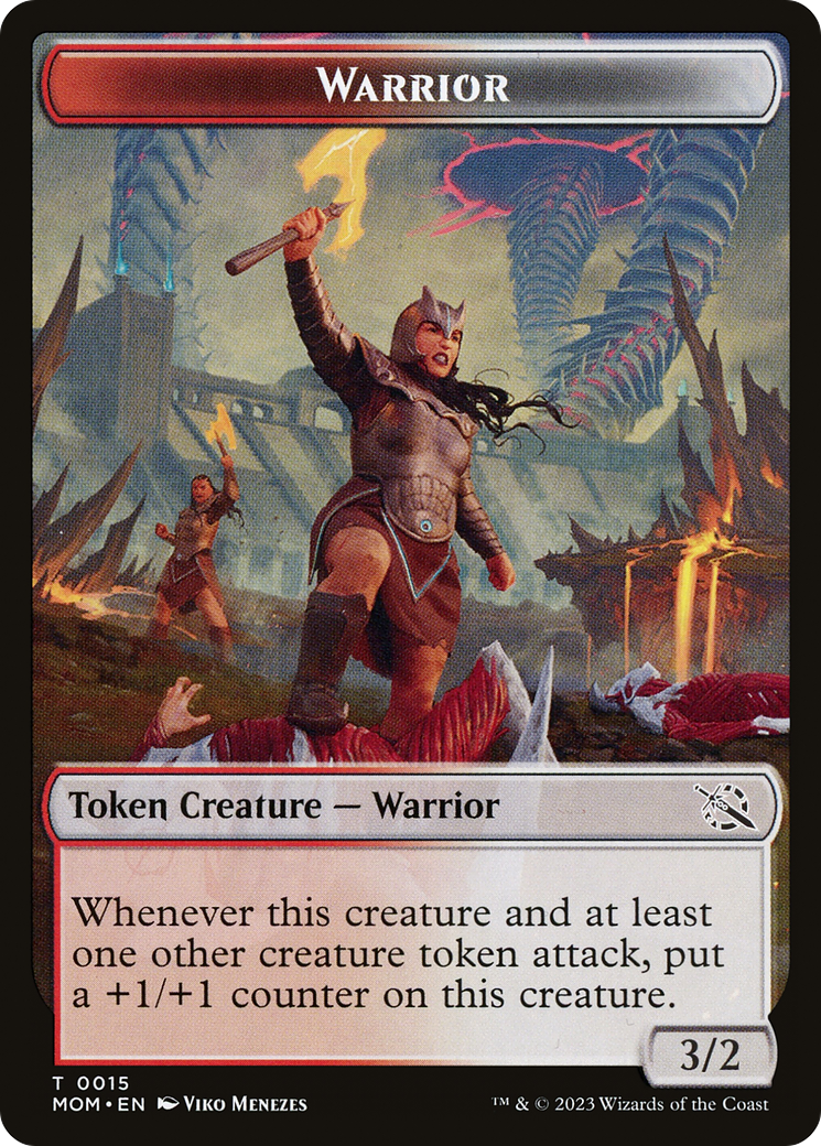 Warrior // Thopter Double-Sided Token [March of the Machine Tokens] | Gear Gaming Fayetteville