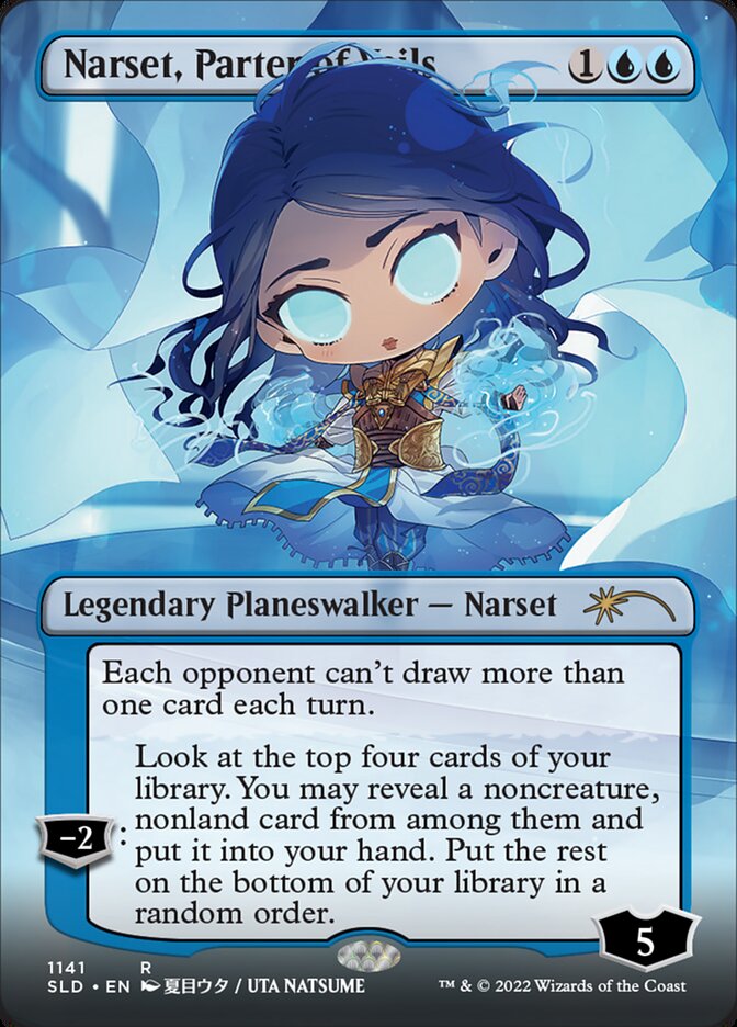 Narset, Parter of Veils (Borderless) [Secret Lair Drop Series] | Gear Gaming Fayetteville