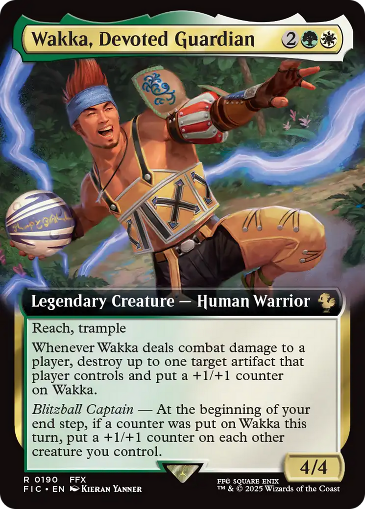 Wakka, Devoted Guardian (Extended Art) [FINAL FANTASY Commander] | Gear Gaming Fayetteville