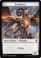 Copy // Elemental (0002) Double-Sided Token [Lorwyn Eclipsed Tokens] | Gear Gaming Fayetteville