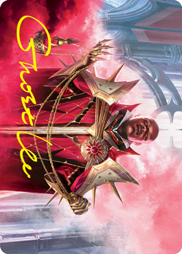 Markov Purifier Art Card (Gold-Stamped Signature) [Innistrad: Crimson Vow Art Series] | Gear Gaming Fayetteville
