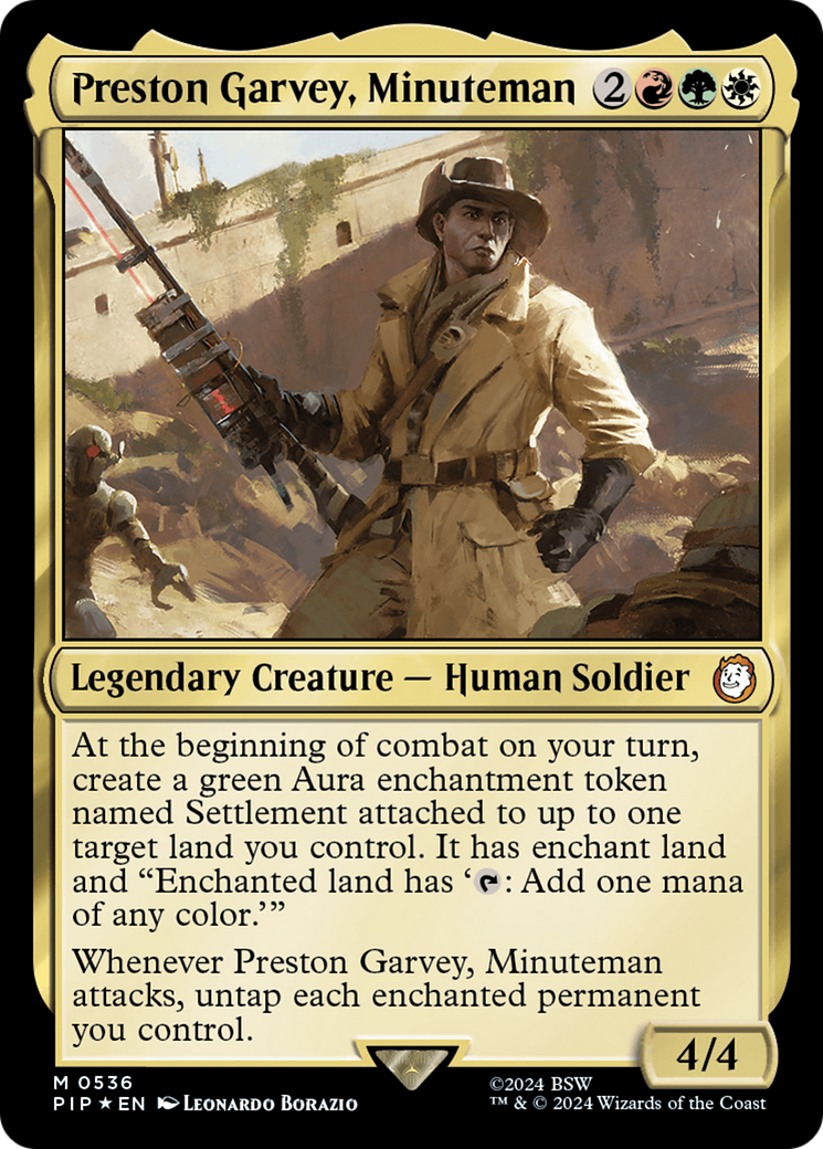 Preston Garvey, Minuteman (Surge Foil) [Fallout] | Gear Gaming Fayetteville