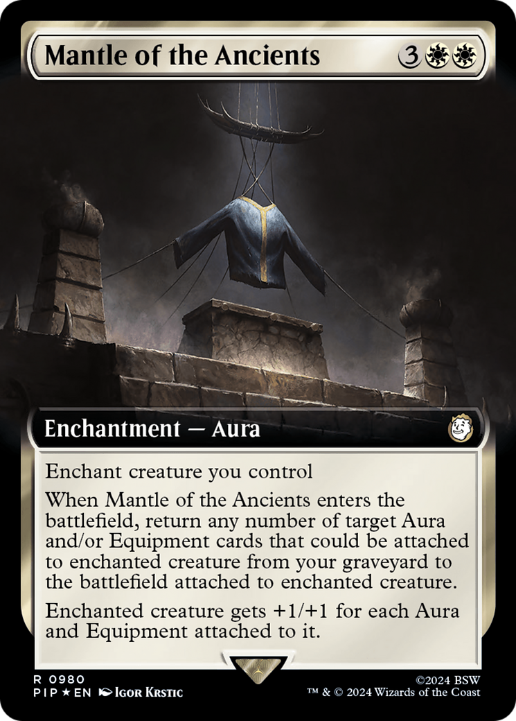 Mantle of the Ancients (Extended Art) (Surge Foil) [Fallout] | Gear Gaming Fayetteville