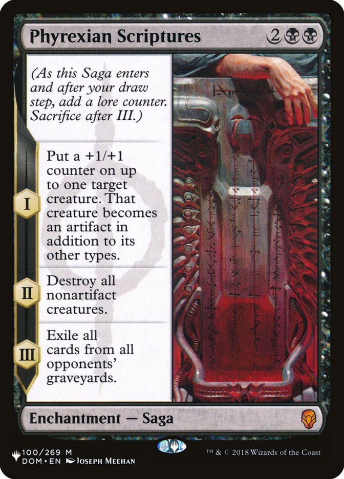 Phyrexian Scriptures [The List] | Gear Gaming Fayetteville