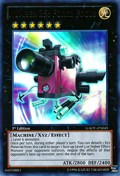 Number 25: Force Focus [GAOV-EN045] Ultra Rare | Gear Gaming Fayetteville