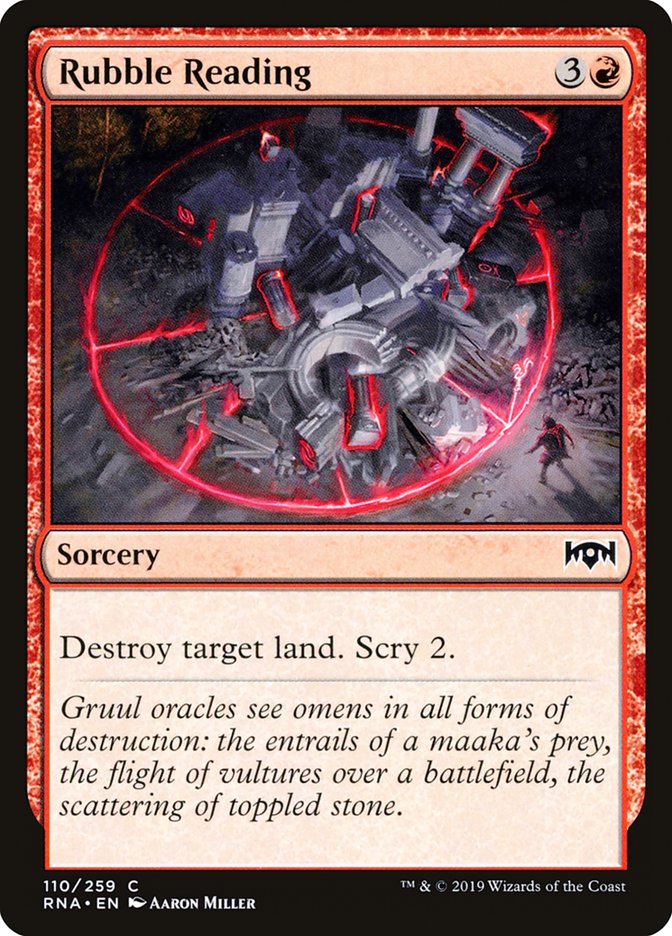 Rubble Reading [Ravnica Allegiance] | Gear Gaming Fayetteville
