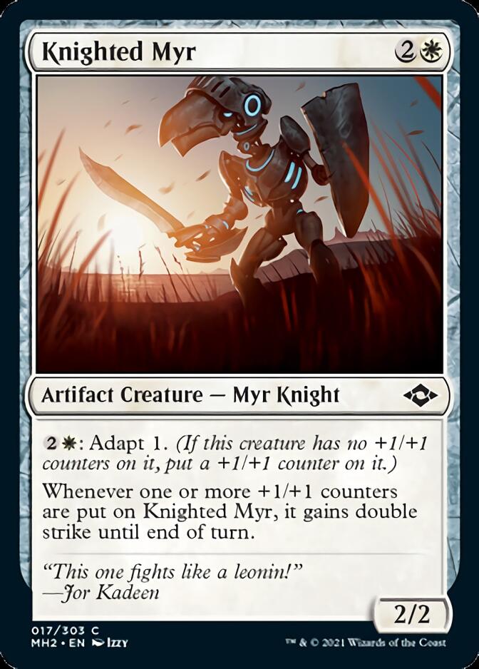 Knighted Myr [Modern Horizons 2] | Gear Gaming Fayetteville