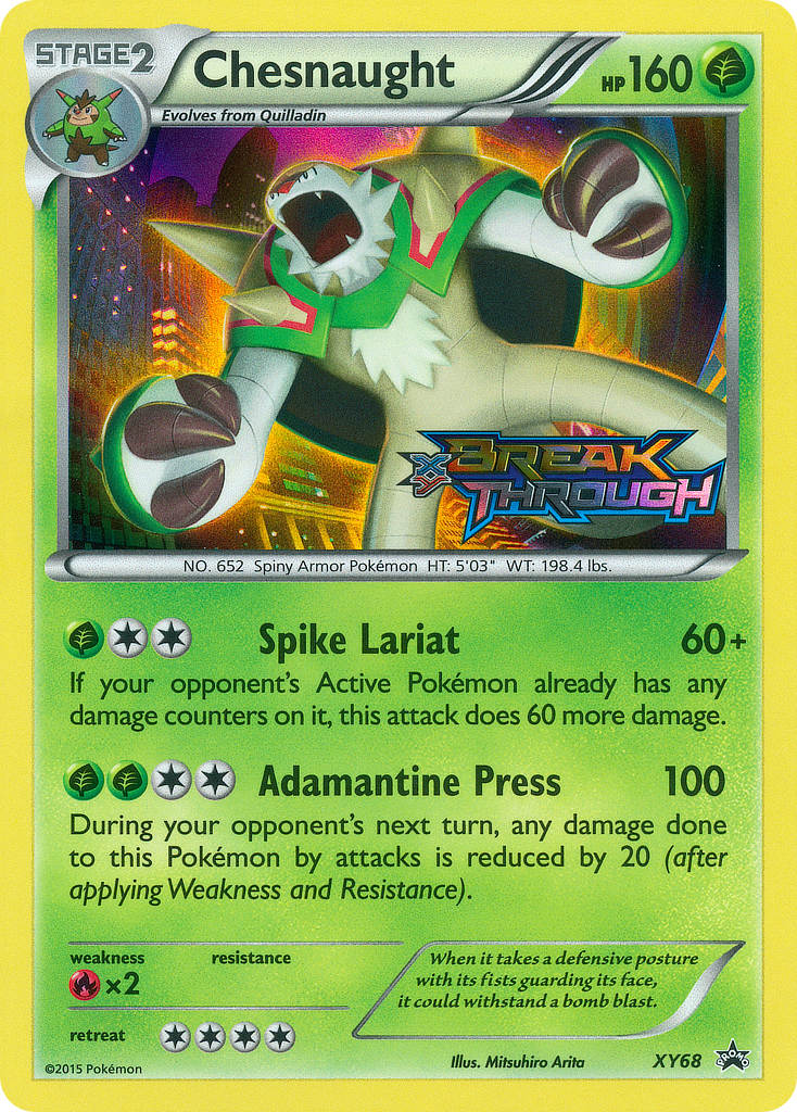 Chesnaught (XY68) [XY: Black Star Promos] | Gear Gaming Fayetteville