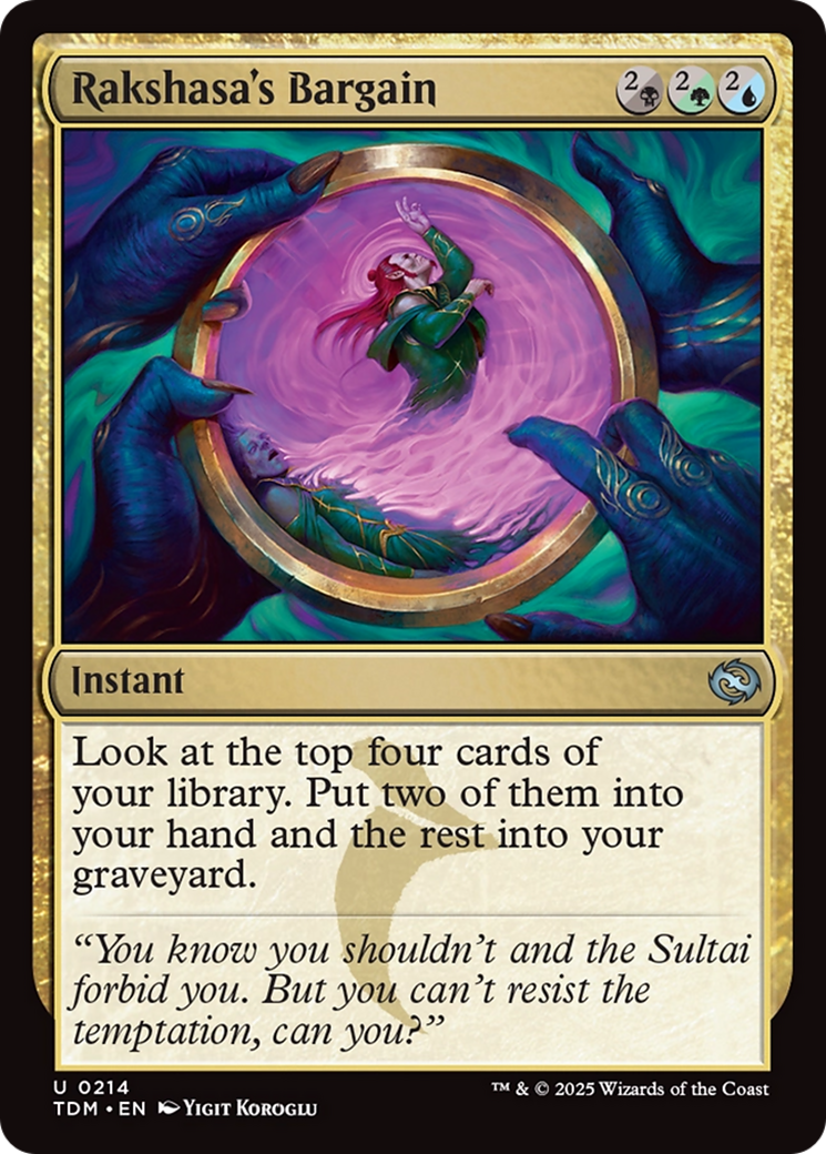 Rakshasa's Bargain [Tarkir: Dragonstorm] | Gear Gaming Fayetteville