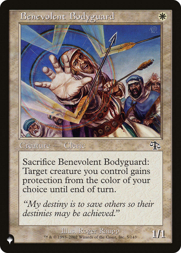 Benevolent Bodyguard [The List Reprints] | Gear Gaming Fayetteville