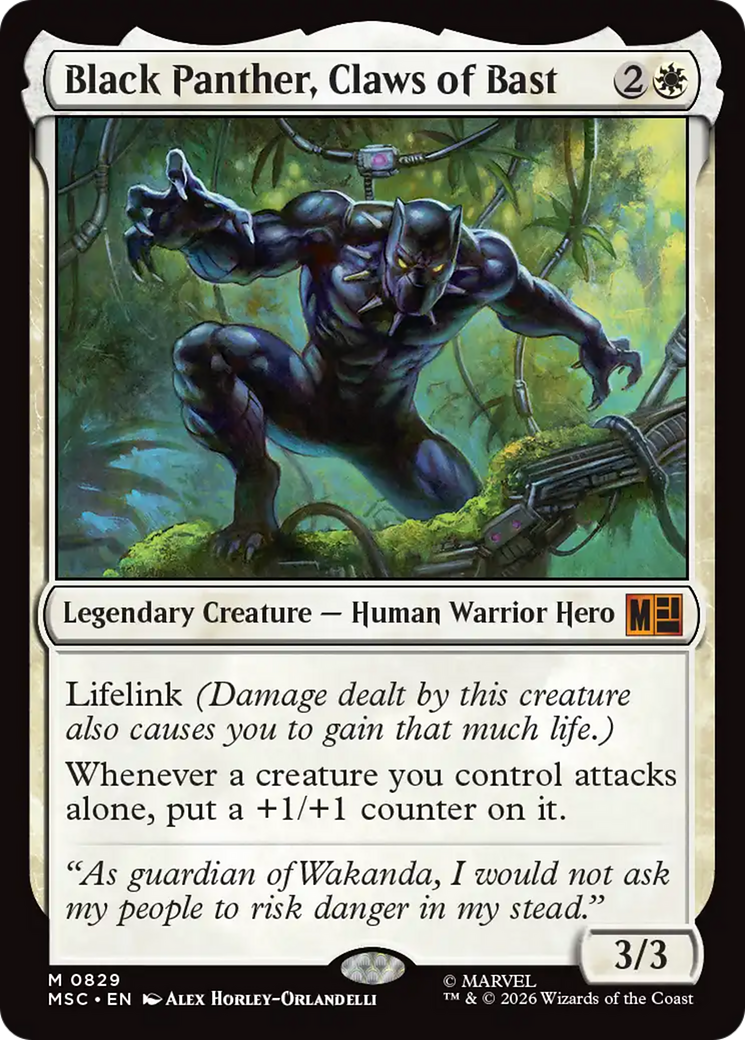 Black Panther, Claws of Bast [Marvel Super Heroes Commander] | Gear Gaming Fayetteville