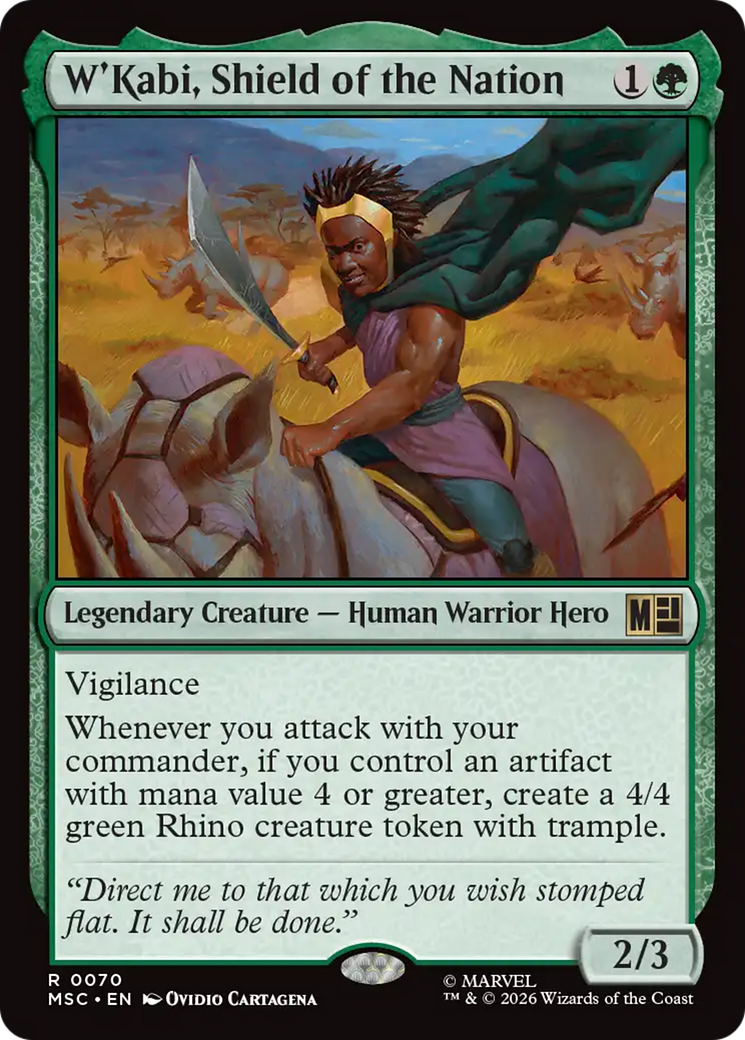 W'Kabi, Shield of the Nation (Surge Foil) [Marvel Super Heroes Commander] | Gear Gaming Fayetteville