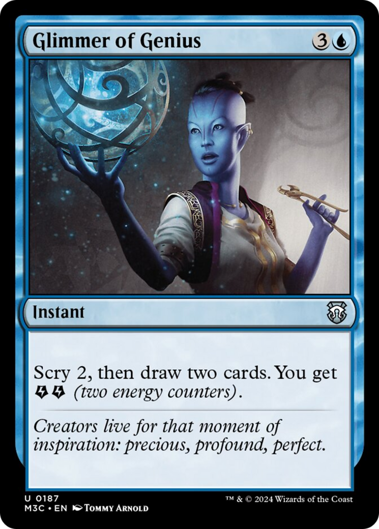 Glimmer of Genius (Ripple Foil) [Modern Horizons 3 Commander] | Gear Gaming Fayetteville
