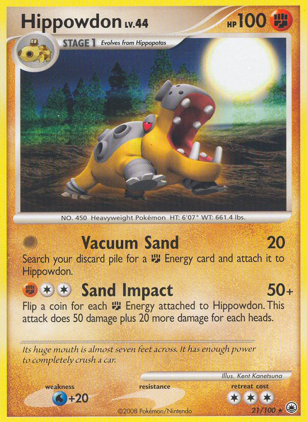 Hippowdon (21/100) [Diamond & Pearl: Majestic Dawn] | Gear Gaming Fayetteville