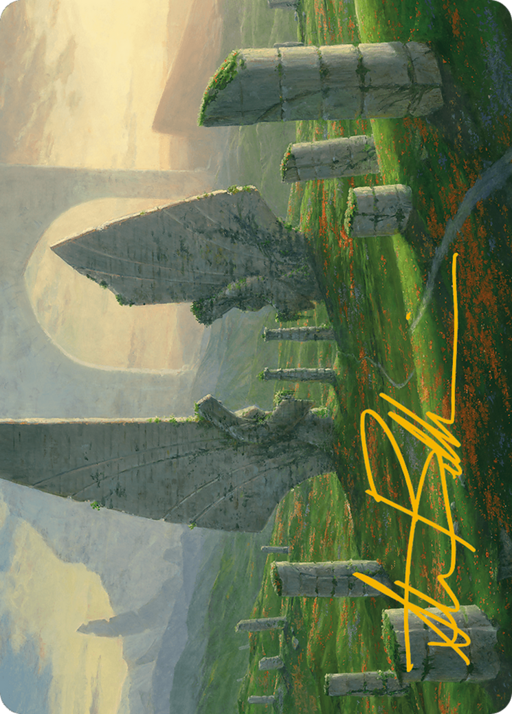 Monumental Henge Art Card (Gold-Stamped Signature) [Modern Horizons 3 Art Series] | Gear Gaming Fayetteville